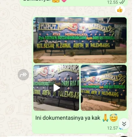 Pengiriman Papan Bunga Duka Blok M