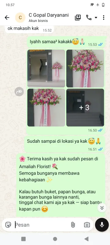 Pengiriman Karangan Bunga Blok M