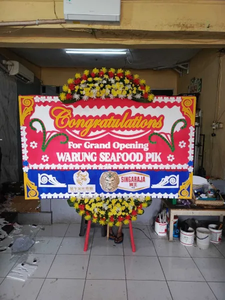 Papan Bunga Ucapan Selamat Blok M