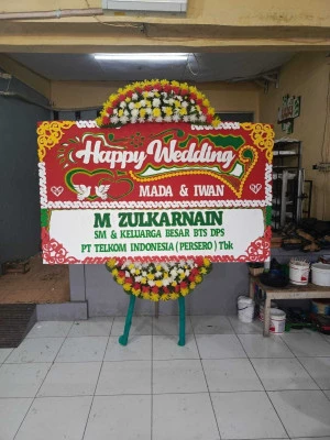 Papan Bunga di Blok M
