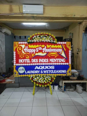 Papan Bunga di Blok M