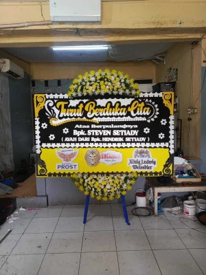 Papan Bunga di Blok M