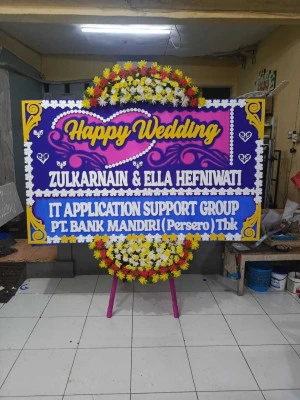 Papan Bunga di Blok M