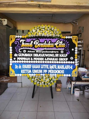 Papan Bunga di Blok M